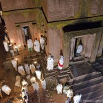 Vista do alto da igreja Bet Giyorgis, Casa de Jorge