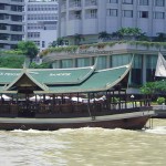 Barco de tansporte de passageiros em Bagkok
