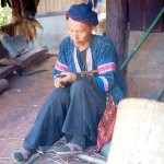 Artesão no norte da Tailândia