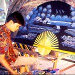 Artesão em Chiang Mai, Tailândia