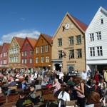 Verão em Bergen, na Noruega