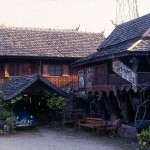 Casa típica em Chiang Mai, Tailândia