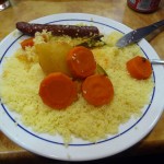 Cuscus marroquino de lanchonete