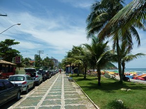 Guarujá, avenida da praia