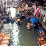 Mercado Flutuantede Bangkok