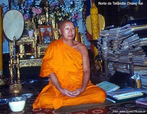 Monge budista em Chiang Mai