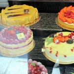 Os doces em Paris, França