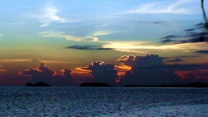 Poneten no litoral da Tailândia