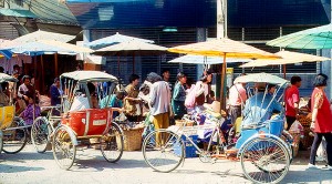 Rckshaws em Bangkok