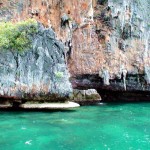 Rochedos em Phi Phi Island, Tailândia