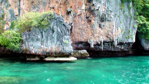 Rochedos em Phi Phi Island, Tailândia