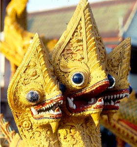 Tailândia, Chiang Rai, detalhe de tempo