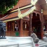 Templo na cidade de Chiang Mai, Tailândia