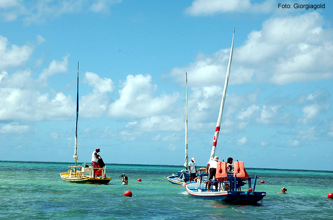 Jangadas em Maceió AL - Foto giorgiagold CCBY
