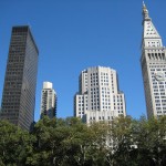 O West Upper Side visto do Central Park, New York