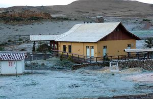 A geada no inverno na Serra do Rio do Rastro