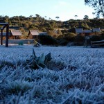 Geada no alto da Serra do Rio do Rastro