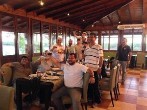 Pesca no rio Paraná, o encontro no restaurante do hotel