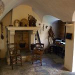 Interior de um trulli em Alberobello