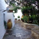 Jardim de um trulli em Alberobello