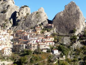 Castelmezzano, na Basilicata, Itália
