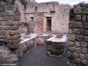 Sítio arqueológico de Herculano, na Itália