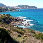 França, Córsega, litoral em novembro