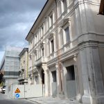 Edifício restaurado em l'Aquila