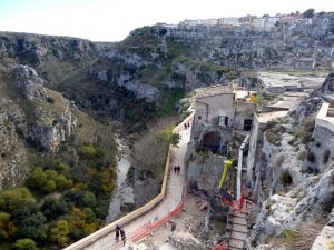 Matera, vale junto dos sassi