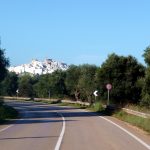 Ostuni, Itália, vista da estrada