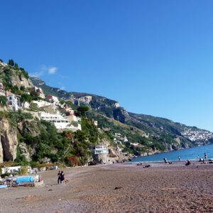 Praia em Positano, Costa Amalfitana
