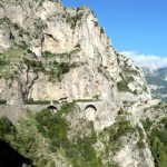 Positano, estrada para Amalfi