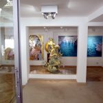 Exposição de arte em Positano