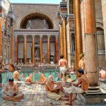 Roma, reconstituição das Termas de Caracala