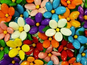 Os famosos confetti de Sulmona