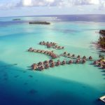 Tahti, vista aérea de Bora-Bora