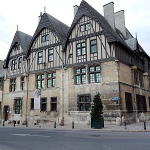 Casas medievais em Reims
