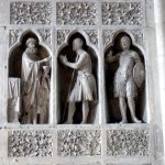 Detalhe, catedral de Reims