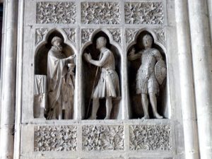 Detalhe, catedral de Reims