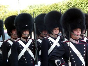 Dinamarca, Guarda Real em Kopenhage