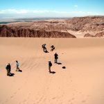 As dunas do Valle de la Muerte, Atacama, Chile