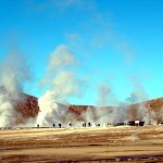 Gêiseres de El Tatio, no Altiplano chileno