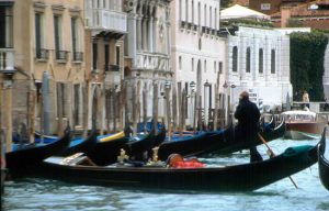 Gondolas em Veneza