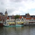 Holanda, canal em Amsterdã