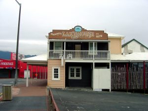 Hotel da época da colonização em Rotorua, Nova Zelândia