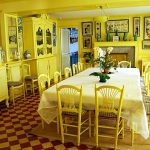 Sala de jantar da casa de Claude Monet - Foto Ariane Cauderlier