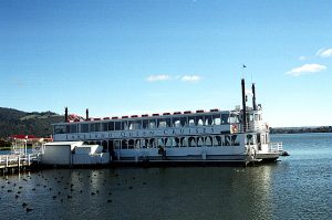 Lago em Rotorua, Nova Zelândia