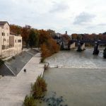 Rio Tibre, em Roma