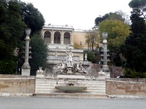 Piazza del Popolo, em Roma, Itália