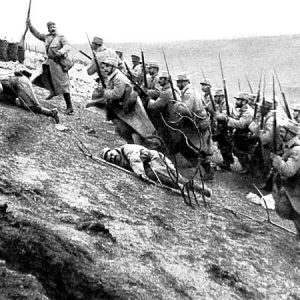 Primeira guerra, ataque da infantaria